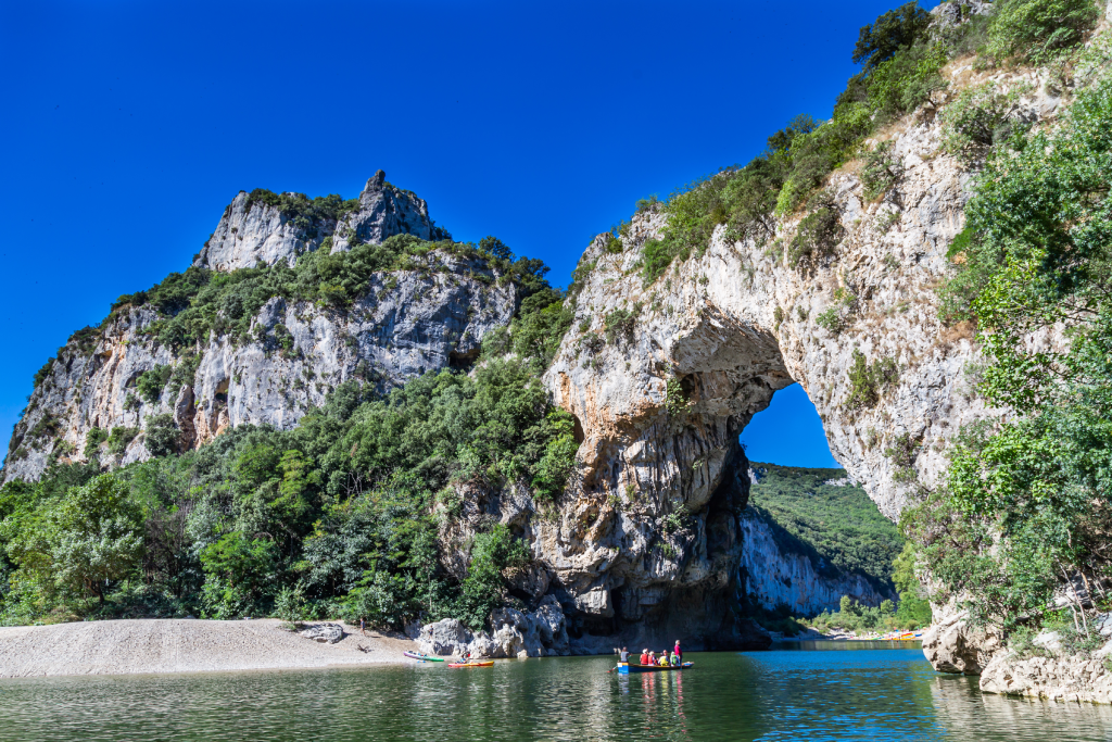 Alain Térieur dans les gorges de l'Ardèche - activités outdoor
