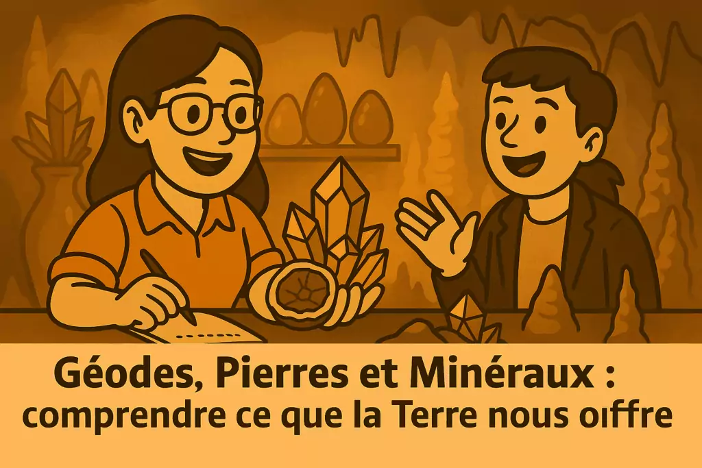 Géodes, Pierres et Minéraux — comprendre ce que la terre nous offre