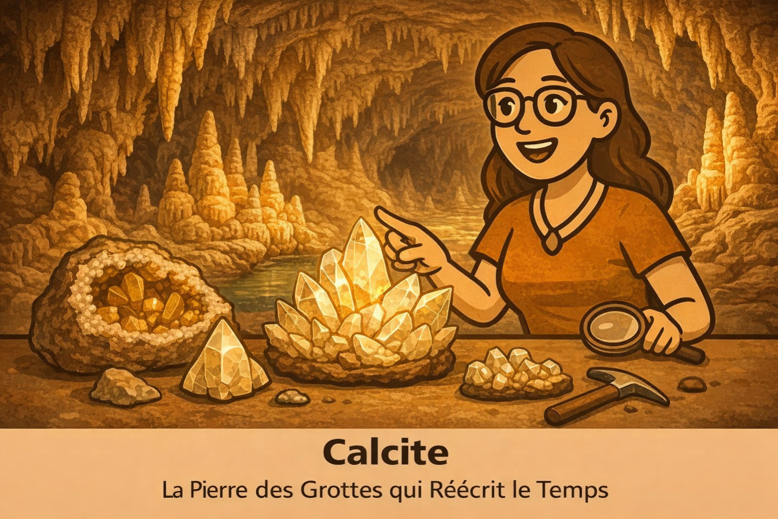 Calcite : la pierre des grottes qui réécrit le temps