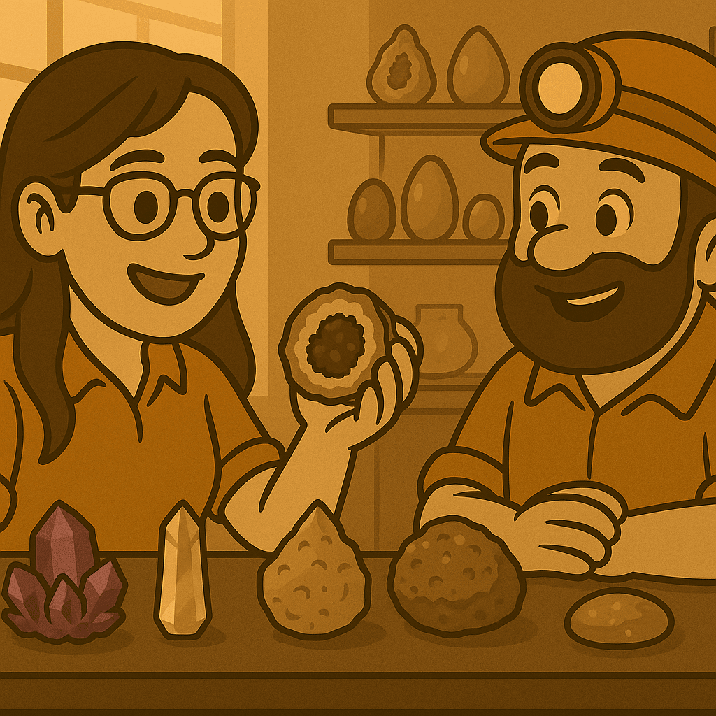 Géode, Pierre, Minéraux — Alain & Alex en Ardèche